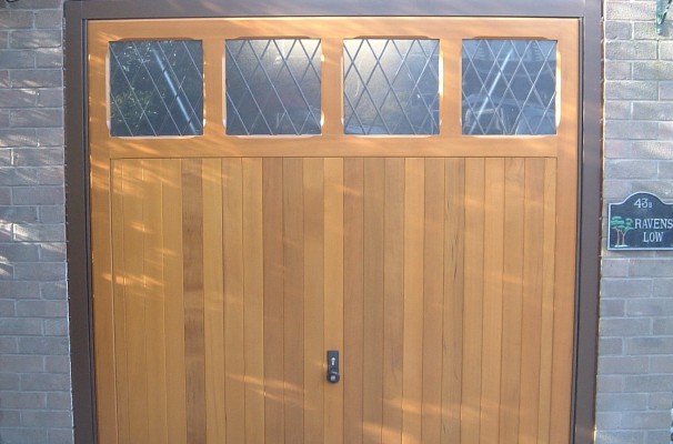 Sandhurst timber garage door