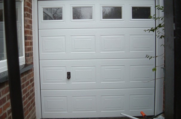 EPU 40 S Panel Insulated Sectional Garage Door with windows
