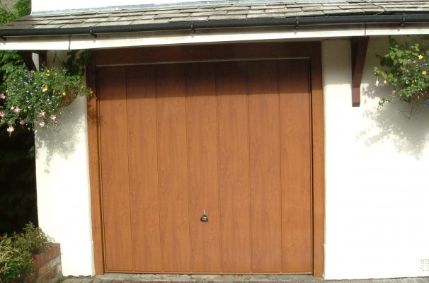 Golden Oak Sherwood Garage Door